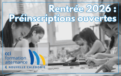 Rentrée 2026 : campagne de préinscription ouverte pour la CCI