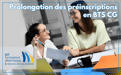 Prolongation des préinscription en BTS Comptabilité Gestion