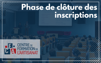 CFA de la CMA : la campagne 2026 en phase de clôture des inscriptions